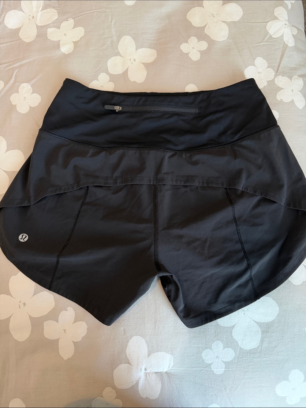lululemon athletica Black Layered Athletic Shorts
